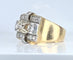 Bague 52 Bague Tank en or 18 carats et platine et diamants 58 Facettes AB517