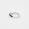 Bague 54 Bague or blanc et céramique bleu 58 Facettes 3131755