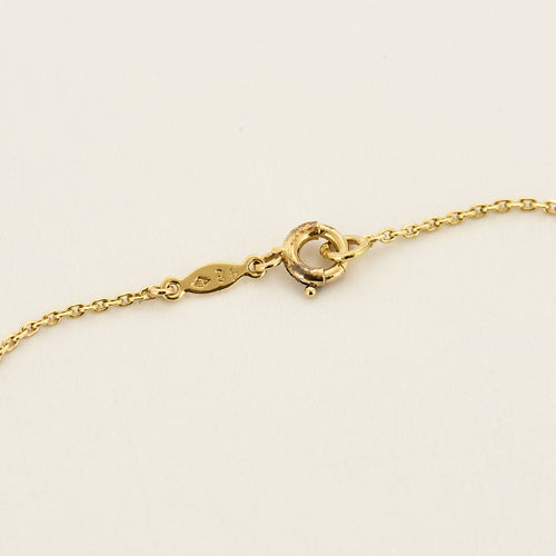 Collier Collier papillon en or jaune et diamants 58 Facettes 250346