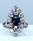 Bague 56 Bague marquise saphir et diamants 58 Facettes AB150