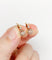 Boucles d'oreilles Dormeuses antiques en or rose 18k et diamants taille rose 58 Facettes A06338
