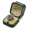 Bague 56 Bague - Or jaune argent, saphir et diamants. 58 Facettes 1055