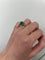 Bague Bague émeraude en or blanc 58 Facettes