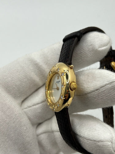 Montre CHAUMET - Montre L'Anneau Yellow Gold & Diamonds Modèle Unique 58 Facettes
