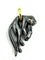 Pendentif CARTIER. Collection "Panthère", pendentif or jaune et silverium 58 Facettes