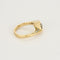 Bague 52 Bague asymétrique en or jaune et diamants 58 Facettes DRE1847