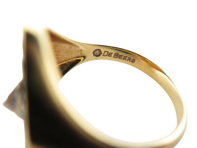 Bague 52 bague DE BEERS talisman t52 or jaune 18k 31 diamants 1.19ct 58 Facettes 268631