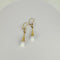 Boucles d'oreilles Boucles d'oreilles pendantes en or jaune avec quartz blanc 58 Facettes 2508003