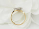 Bague 51 Bague Toi et Moi en or jaune et diamants 58 Facettes 33401