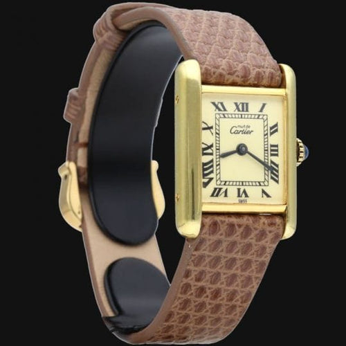 Montre Cartier Montre Tank Vermeil 58 Facettes MT43392