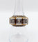 Bague 55 Bague tank art deco or jaune 18k et platine ornée de diamants 58 Facettes A04969