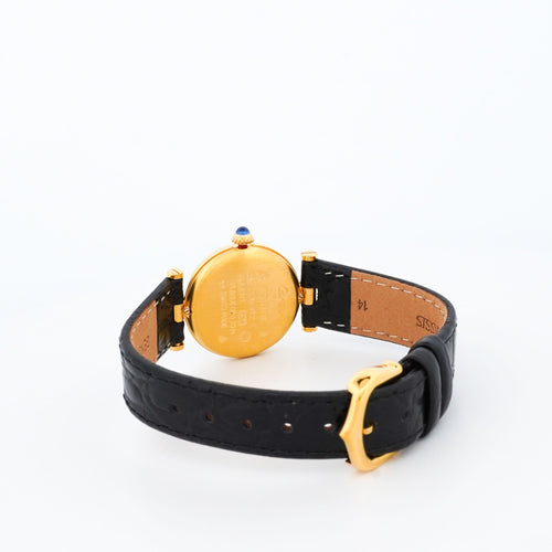 Bague Cartier Must Vendôme - Gold ring dial - SM 58 Facettes