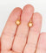 Boucles d'oreilles Dormeuses antique or rose 18k cabochon de corail (circa 1900) 58 Facettes A06119