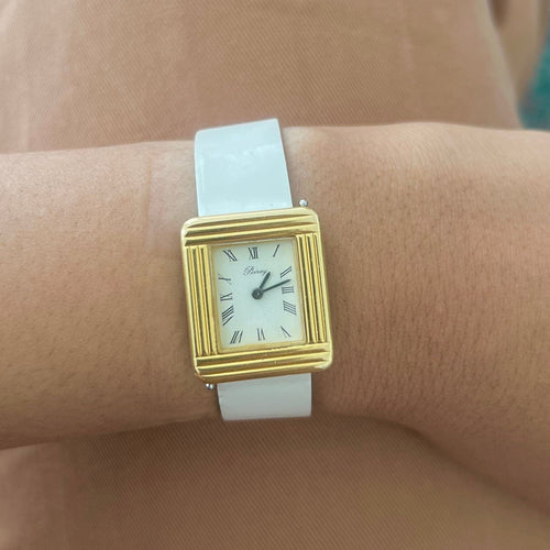 Montre POIRAY - Montre "Ma première" en or jaune et acier 58 Facettes