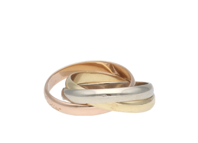 Bague 52 CARTIER - Bague trinity 3ors 58 Facettes 4123