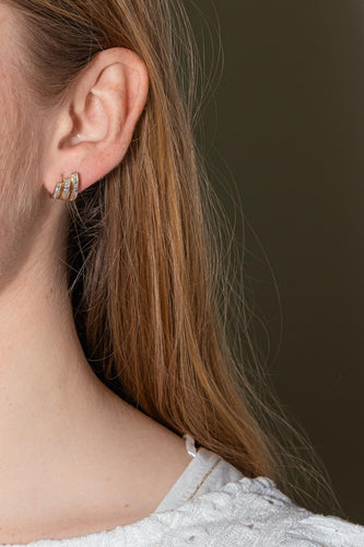 Boucles d'oreilles Boucles d'oreilles  Or jaune, Or blanc Diamant 58 Facettes 4830513CN