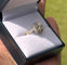 Bague 55 Bague de style Art Déco en or 18 carats et platine avec un diamant central de 1,21ct. 58 Facettes