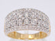 Bague 54 Bague en or jaune avec diamants 1,00 carat 58 Facettes 2189