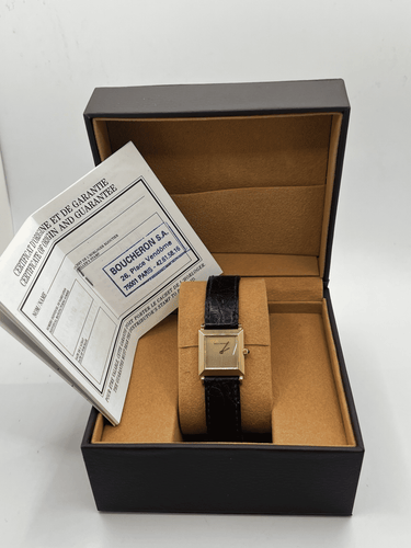 Montre Montre Boucheron Carrée or 18K 58 Facettes 00060201