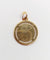 Pendentif Pendentif médaille d'amour 23mm or 18k diamant et rubis calibrés : "+ qu'hier - que demain" maison AUGIS 58 Facettes A06031