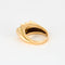 Bague 55 Bague Tank or jaune et diamants 58 Facettes 240815