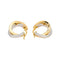 Boucles d'oreilles Boucles d'oreilles  Créoles  Or jaune, Or blanc 58 Facettes 4815899CN