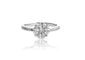 Bague 52 Solitaire multi diamants en or blanc 58 Facettes