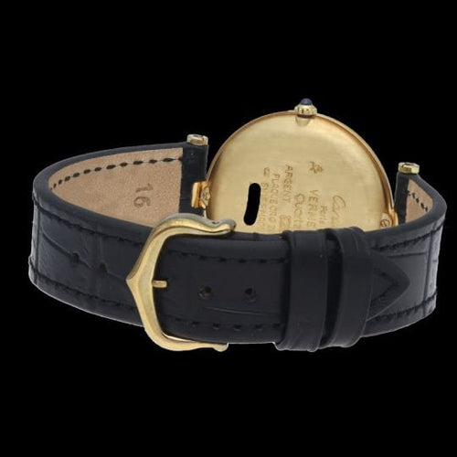 Montre Cartier Montre Must De Cartier Vermeil 58 Facettes MT43092