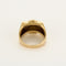 Bague 59 Bague type tank en or jaune et or gris, diamants 58 Facettes TAR1364