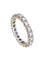 Bague 51 Bague Alliance Américaine en or blanc et diamants 58 Facettes