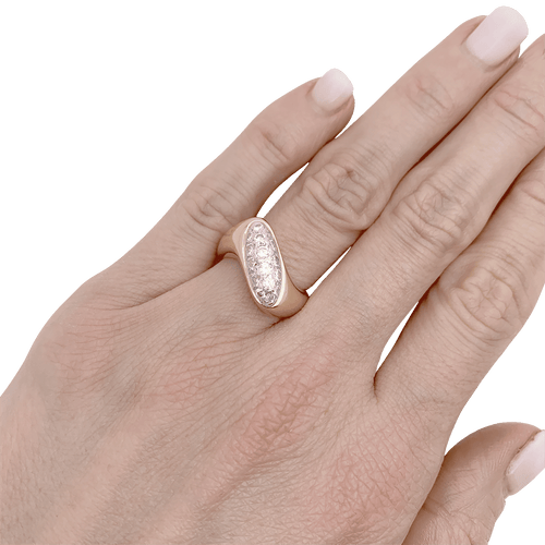 Bague 51 Bague BOUCHERON, or jaune et diamants 58 Facettes 34439
