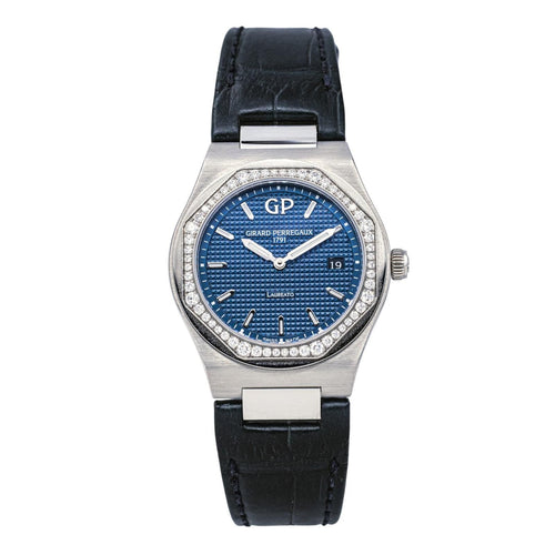 Montre Girard- Perregaux Montre Laureato Acier Diamant 58 Facettes 4173820RV
