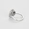Bague 53 Bague or gris, saphir et diamants 58 Facettes EB1