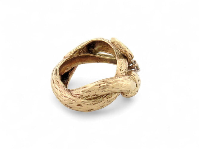 Bague 45 bague ATELIER VM angelo serpent t45 en or jaune 9k rubis diamant 58 Facettes 269544