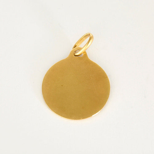 Pendentif AUGIS - Médaille Vierge Marie or jaune 58 Facettes SMA111