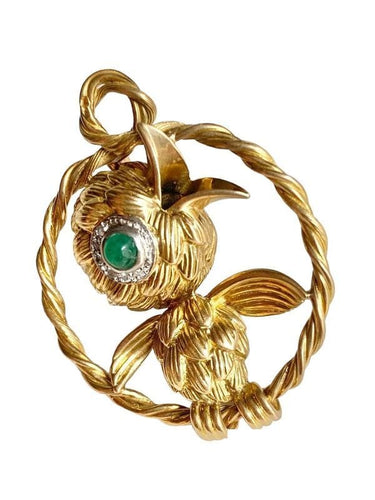 Broche Broche en or jaune et platine 58 Facettes