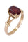 Bague 52 BAGUE MODERNE GRENAT 58 Facettes 088121