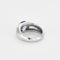 Bague 53 Bague en or gris, saphir et diamants 58 Facettes GU190