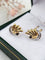 Boucles d'oreilles Boucles d'oreilles or jaune et or blanc Saphirs 58 Facettes 635