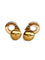 Boucles d'oreilles Boucles d'oreilles Dinh Van Menottes or jaune et diamants 0,10 ct 58 Facettes 1117