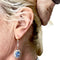 Boucles d'oreilles BOUCLES D'OREILLES DESIGN ART DÉCO PÉRIODE 1930-1935 en OR avec VUES PLATINE 58 Facettes Q937A (894)