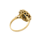 Bague 55 Bague Pompadour or jaune et blanc, saphir, diamants. 58 Facettes 34353