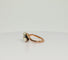 Bague Bague croisée antique avec diamant naturel et deux perles en or jaune et rose 58 Facettes 2206099