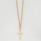 Collier Collier croix en or jaune 58 Facettes AB42