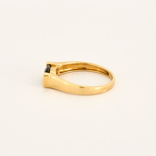 Bague 54 Bague Or Jaune Grenat Diamants 58 Facettes LP1023/12