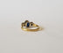 Bague 52 Bague or jaune saphir diamants 58 Facettes