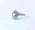 Bague 54.5 Bague marguerite en or blanc 18k et diamants 58 Facettes Bag.marg-dt.DV