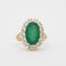 Bague Bague émeraude et diamants 58 Facettes