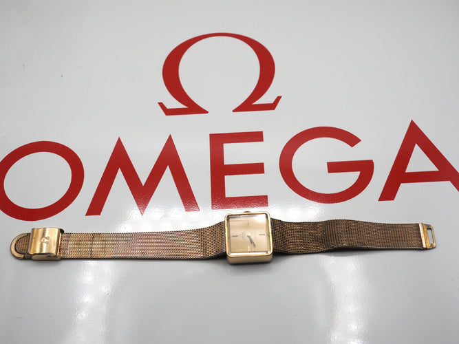 Montre OMEGA - Montre Emeraude automatique plaqué or 58 Facettes