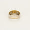 Bague 51,5 Bague en or jaune et or gris à motif géométrique 58 Facettes SOI3591